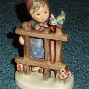 "Signs Of Spring" Goebel Hummel Figurine #203 2/0 TMK5 Vintage Springtime Gift!